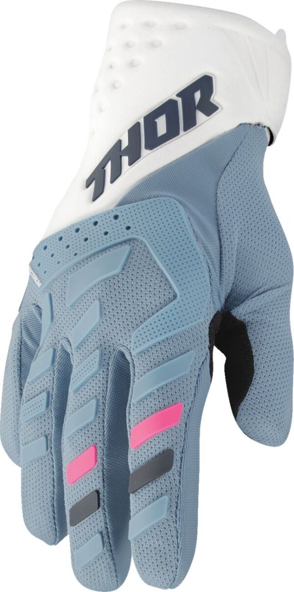 GLOVE WMN SPECTRUM BL/WH LG