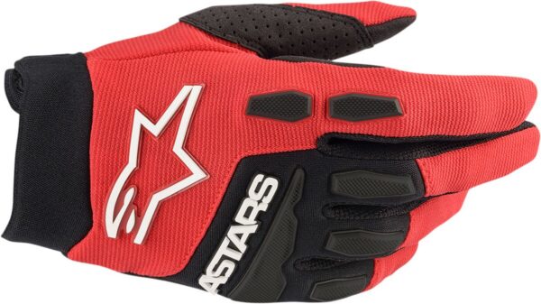 GLOVE F-BORE RD/BK XL