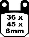 BRAKE PAD HH SINT SCOOTER