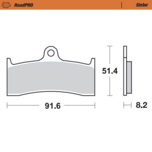 BRAKE PAD SINTER FRONT