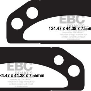 BRAKE PAD CARBON TT DIRT