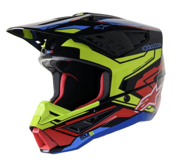 HELMET SM5 ACT2 BK/Y/R XL