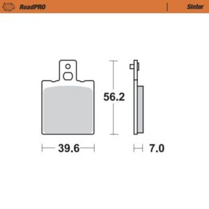 BRAKE PAD SINTER REAR