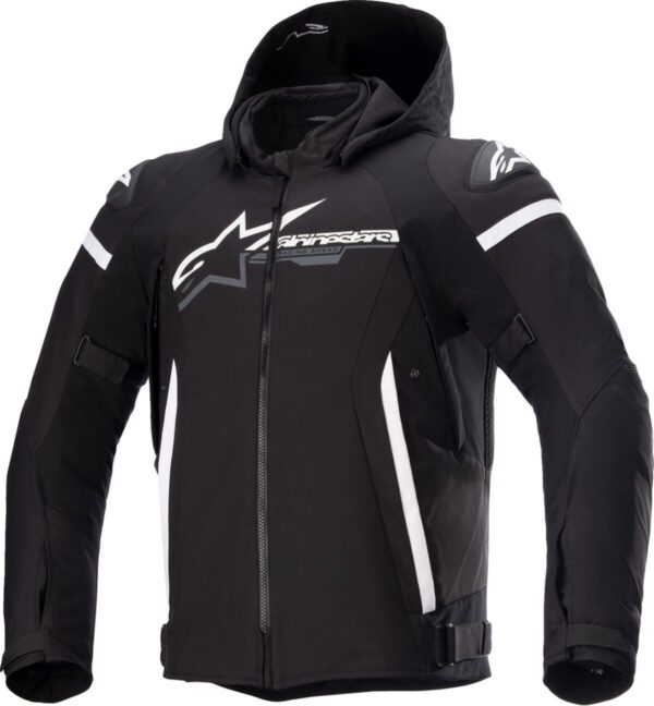 JACKET ZACA WP BLACK/WHITE 2X