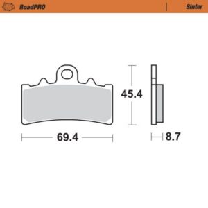 BRAKE PAD SINTER FRONT
