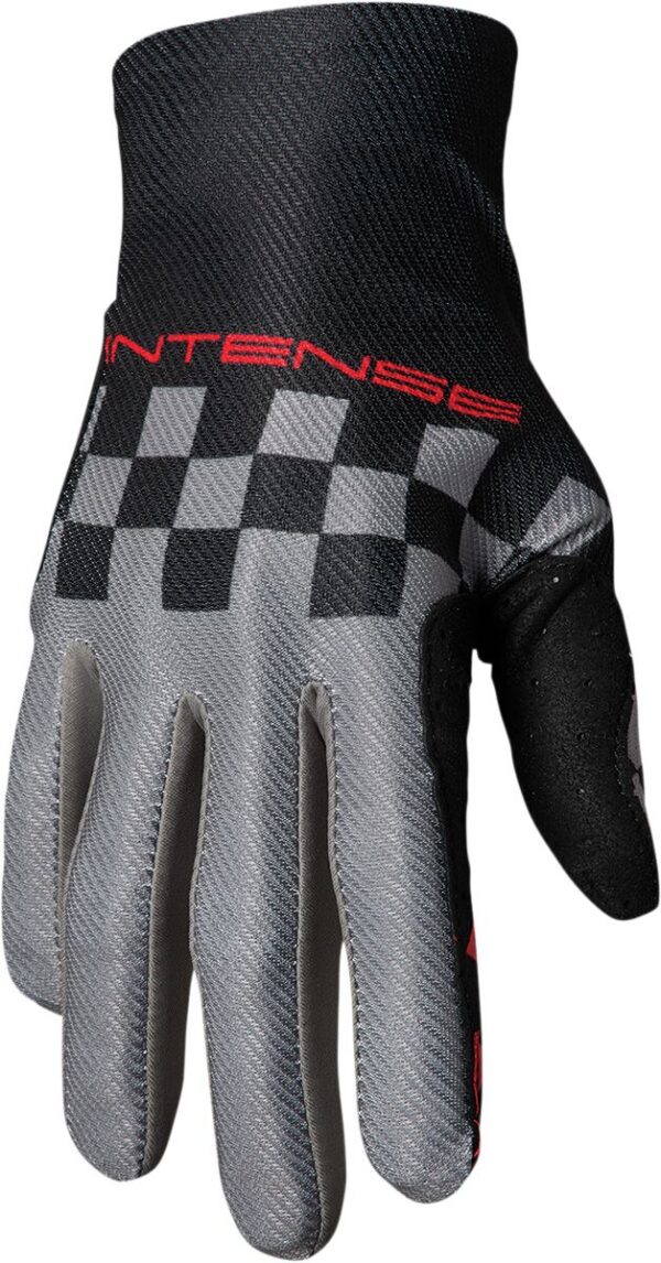 GLOVE INTENSE CHEX BK/GY SM