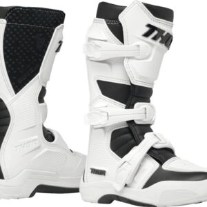 BOOT YTH BLITZ XR WH/BK 6