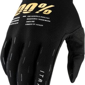 GLOVE YTH ITRACK BK SM