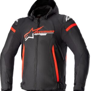 JACKET ZACA WP BK/RD/W M
