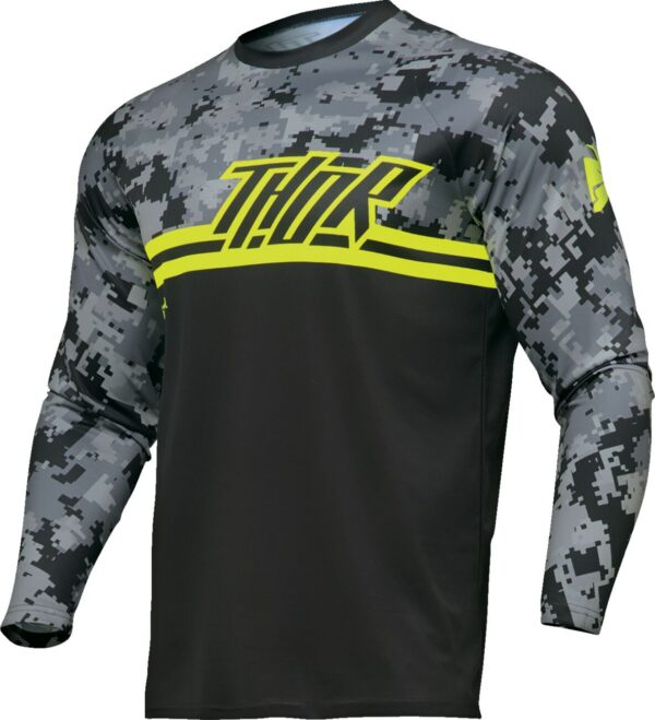 JERSEY SECTOR DIGI BK/CAMO LG