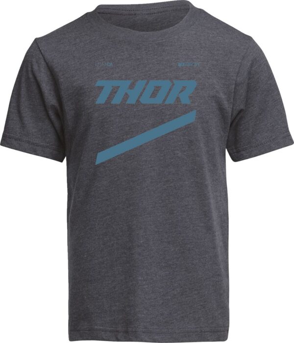 TEE YOUTH BRAVE CHARCOAL MD