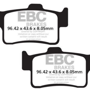 BRAKE PAD FA SER ORGANIC