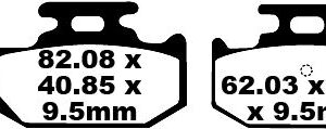 BRAKE PAD CARBON TT DIRT