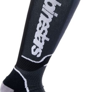 SOCK YTH MX+ BLACK/WHT