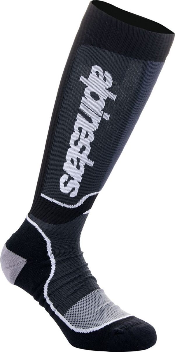 SOCK YTH MX+ BLACK/WHT