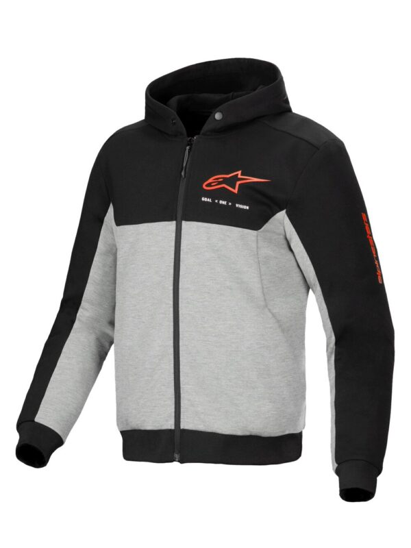 HOODIE CHROME V2 SPORT BK/GY/R