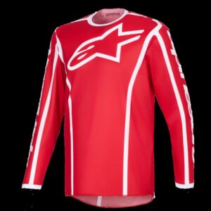 JERSEY FLUID APEX RED/WHITE S
