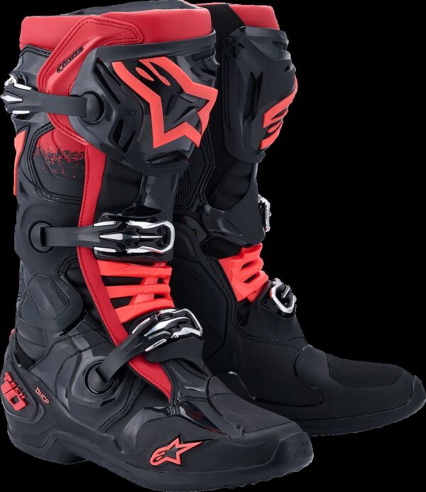 BOOT TECH 10 BLK/RD 10