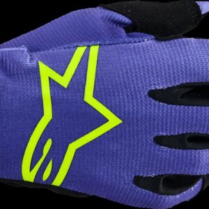 GLOVES YTH RADAR PURPLE/YELLOW