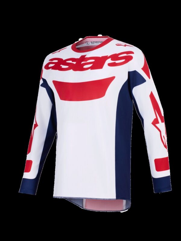 JERSEY RACER RIWAY WH/BLUE/RED