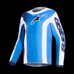 JERSEY YTH FLUID PORTL BLUE/WH