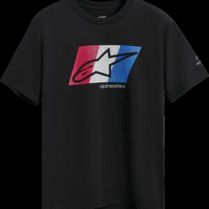 TEE SS CSF GLOBAL BLACK/RD/WH/