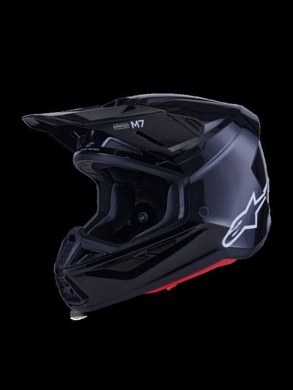 HELMET SM7 BLACK-GLOSS L