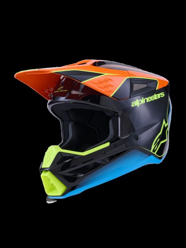 HELMET SM3 FRAY BLK/OR/YL 2X