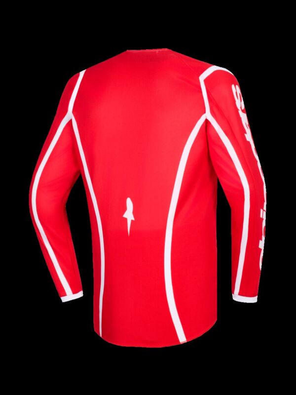 JERSEY FLUID APEX RED/WHITE XL