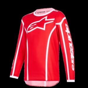 JERSEY YTH FLUID APEX RED/WHIT
