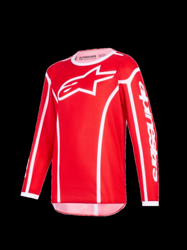 JERSEY YTH FLUID APEX RED/WHIT