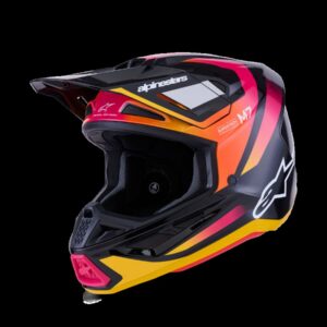 HELMET SM7 RISE BLK/YL/PINK XL
