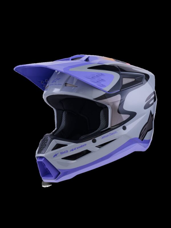 HELMET YTH SM3 JETTSON GRAY/PU