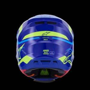 HELMET SM7 DEED BLUE/YEL L
