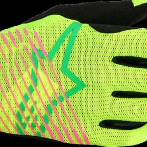GLOVES RADAR PRO GRN/YELL/PNK