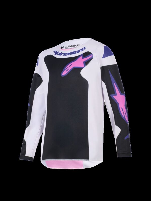 JERSEY YTH FLUID GRID BLK/GY/P