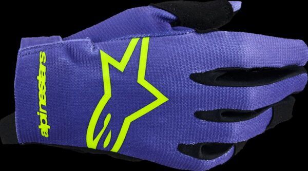 GLOVES YTH RADAR PURPLE/YELLOW
