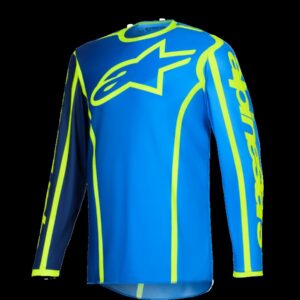 JERSEY FLUID APEX BLUE/YEL S