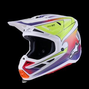 HELMET SM7 FUSE WHT/YL/PU 2X