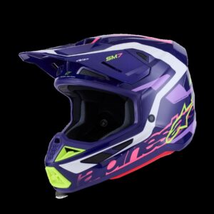 HELMET SM7 DEED PURPLE/PINK XS