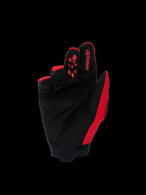 GLOVES YTH FULL BORE V2 RED/BL