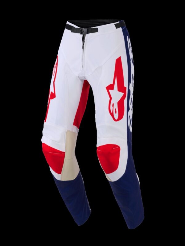 PANT RACER RIWAY WH/BLUE/RED 3