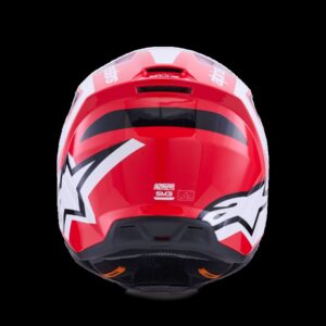 HELMET SM3 HEAT RED/WH/BLK S