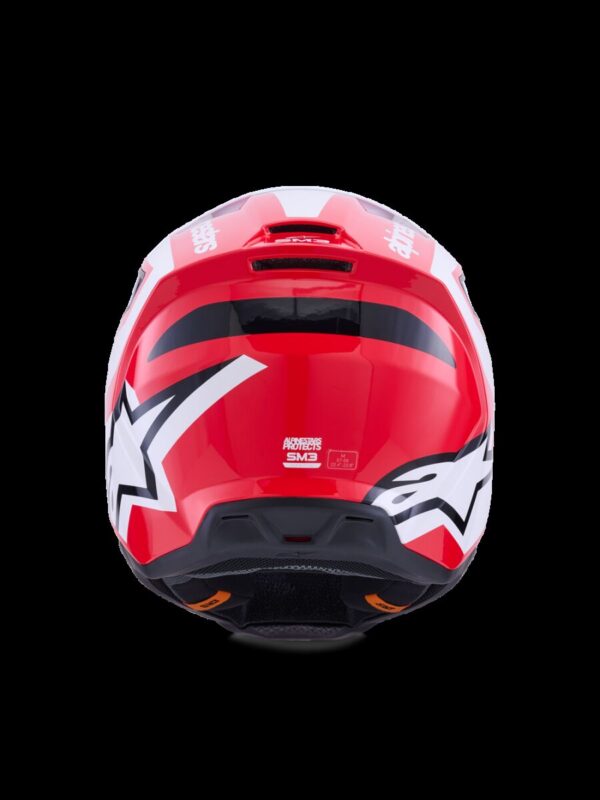 HELMET SM3 HEAT RED/WH/BLK S