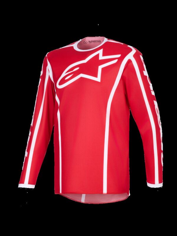 JERSEY FLUID APEX RED/WHITE 2X
