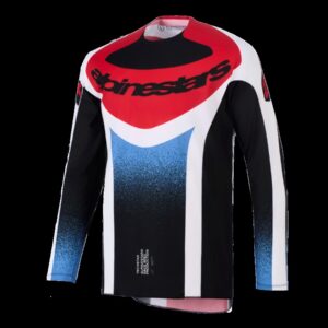 JERSEY TECHSTAR KNIF BLK/WH/RE