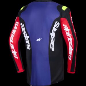 JERSEY FLUID GRID RED/BLK/PURP