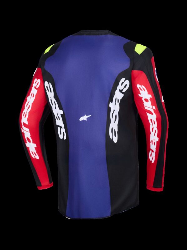JERSEY FLUID GRID RED/BLK/PURP