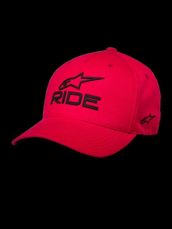 HAT CRV BILL RIDE SONIC RED/BL