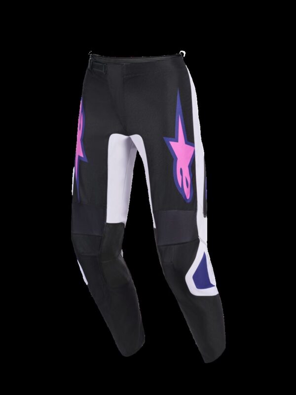 PANT FLUID GRID BLK/GY/PU 36